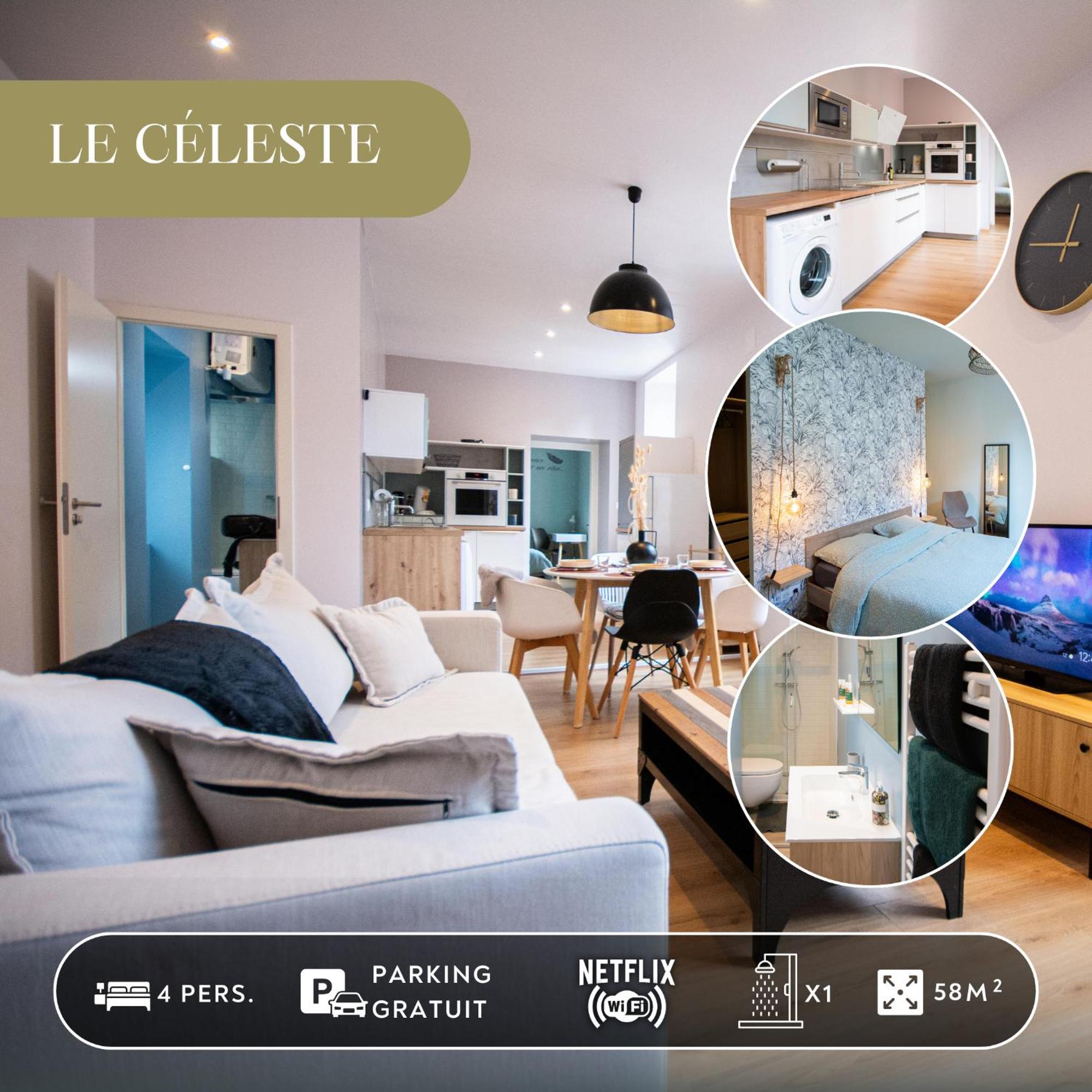 Le Celeste, Centre Historique, Wifi-Netflix Belfort Eksteriør billede
